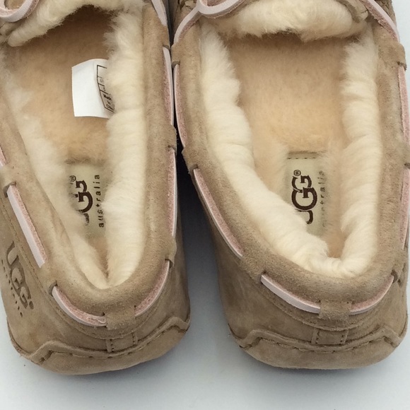UGG Dakota Tab Suede Moccasin House Slippers - Picture 6 of 7